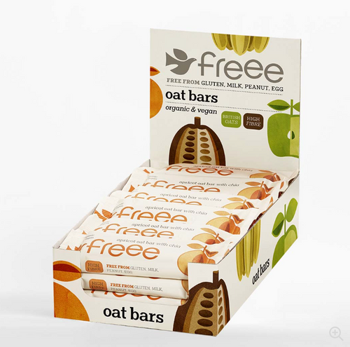Doves Farm Freee Organic Apricot Oat Bars with Chia 35g