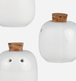 Rader Porcelain Shakers - Salty