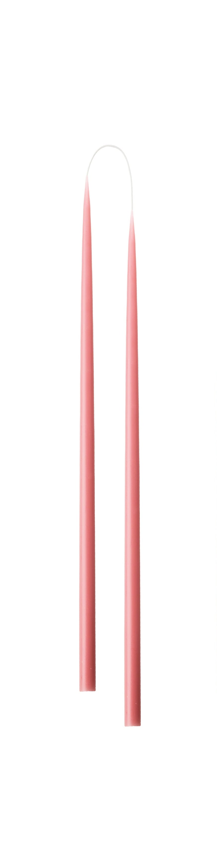 Hand Dipped and Dyed Dinner Candles - 28cm (Slim) Pack of 2