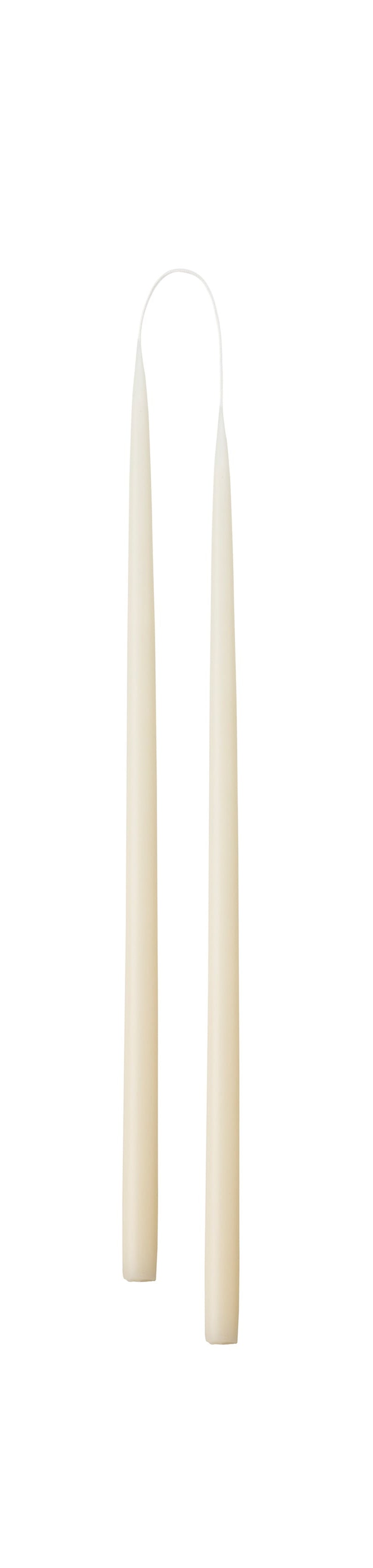 Hand Dipped and Dyed Dinner Candles - 28cm (Slim) Pack of 2
