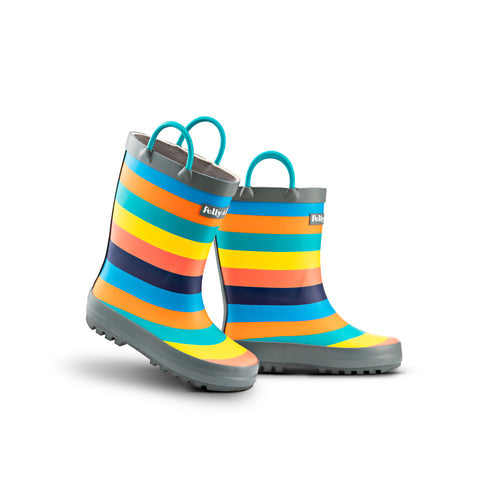 Polly & Andy Wellies - Rainbow Rainboots