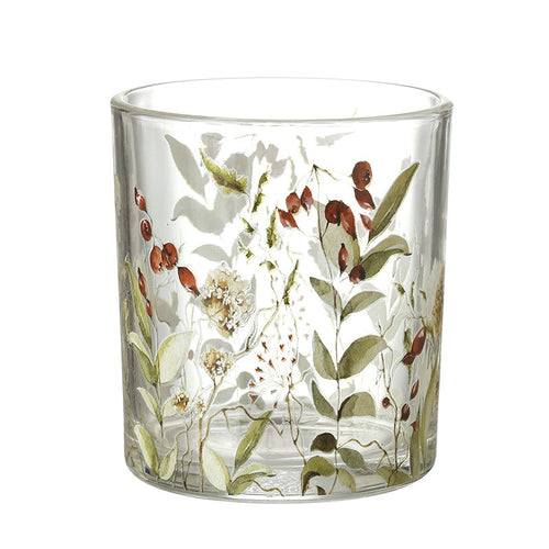 Heaven Sends - Glass Floral Tea Light Holders
