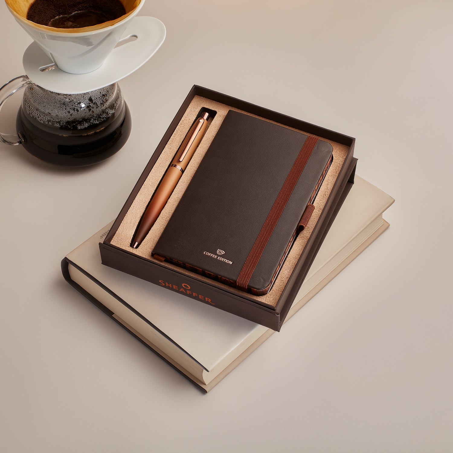 Sheaffer VFM - Coffee Edition Gift Set with Notebook