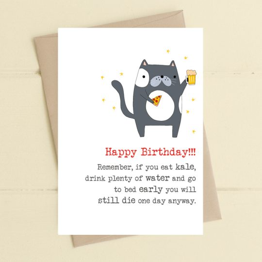 Dandelion Card - Happy Birthday – kale & die anyway