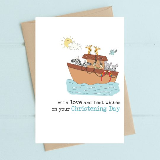 Dandelion Card - With love on your Christening day