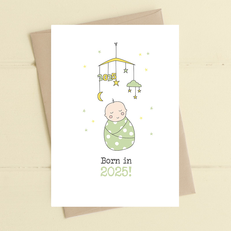 Dandelion Card - Born in 2025