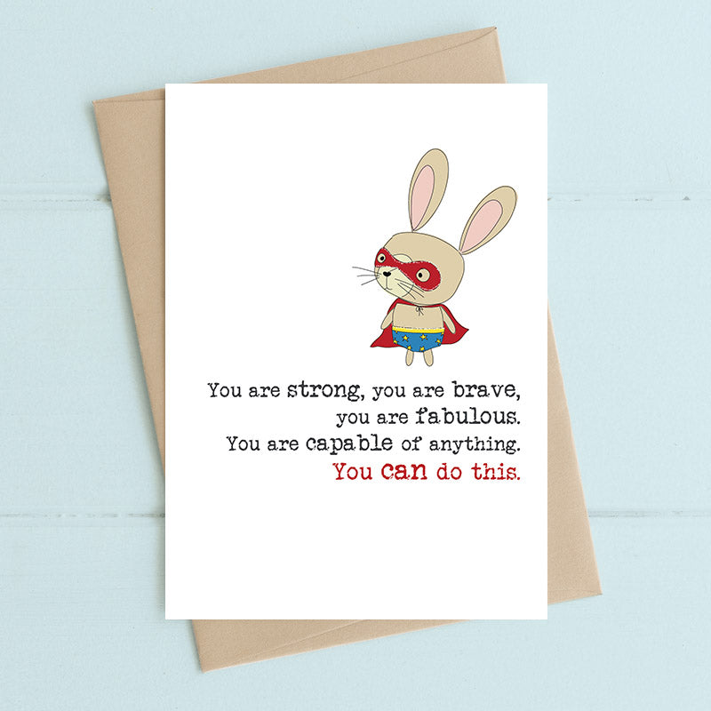 Dandelion Card - You are Strong and Brave