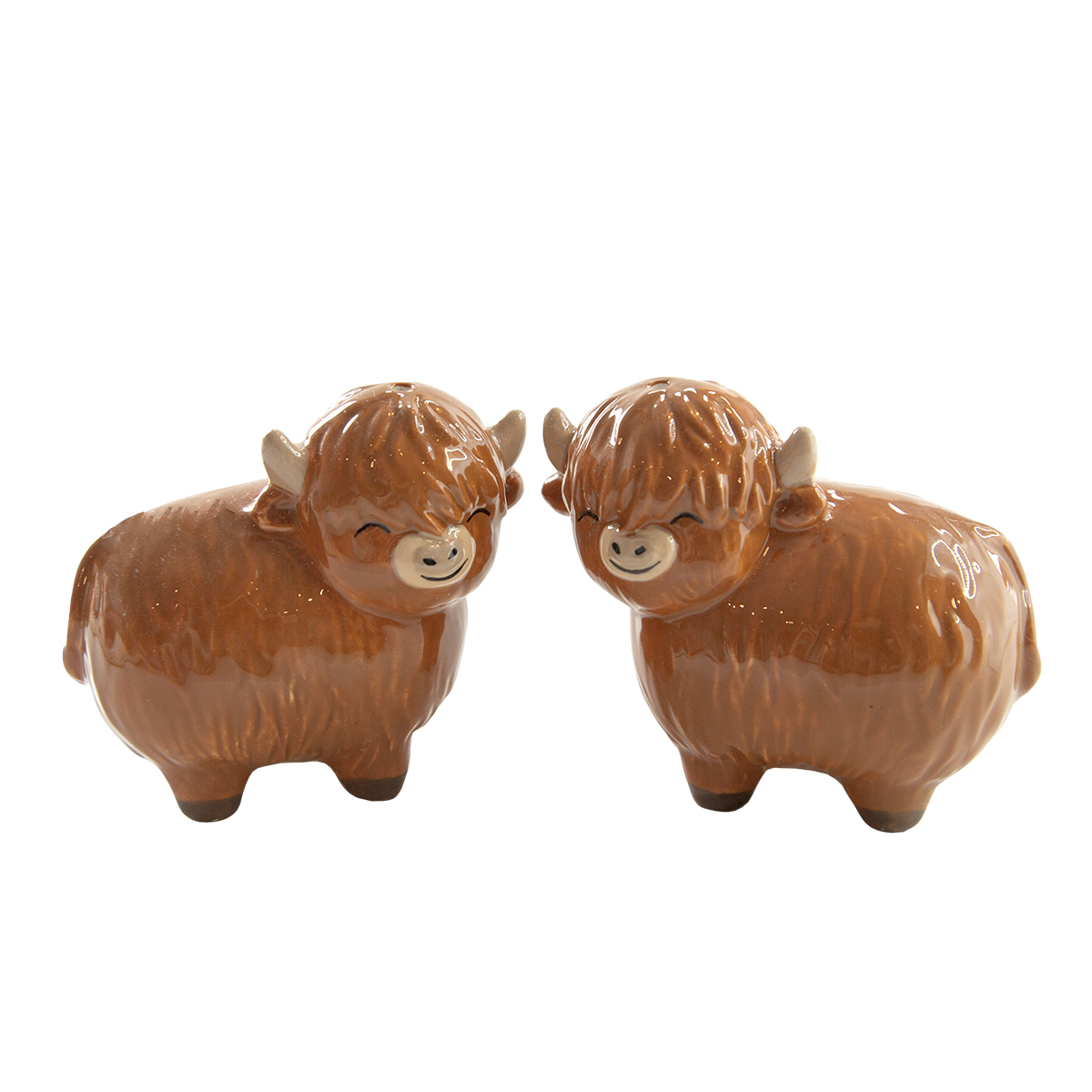 Sass & Belle Salt & Pepper Set - Highland Cow