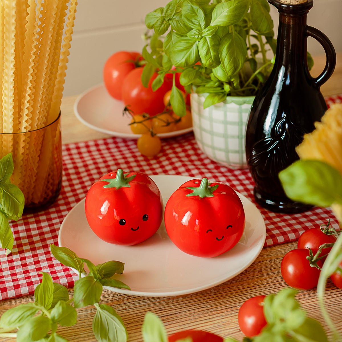 Sass & Belle Salt & Pepper Shakers - Tomato