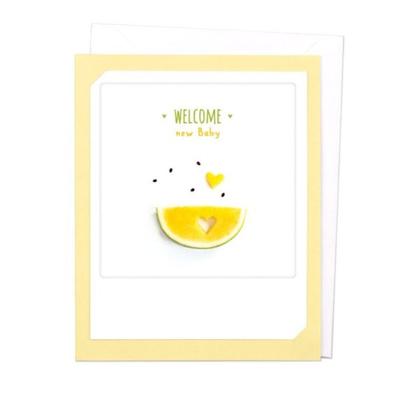 Pickmotion Photo-Card - Welcome New baby Melon