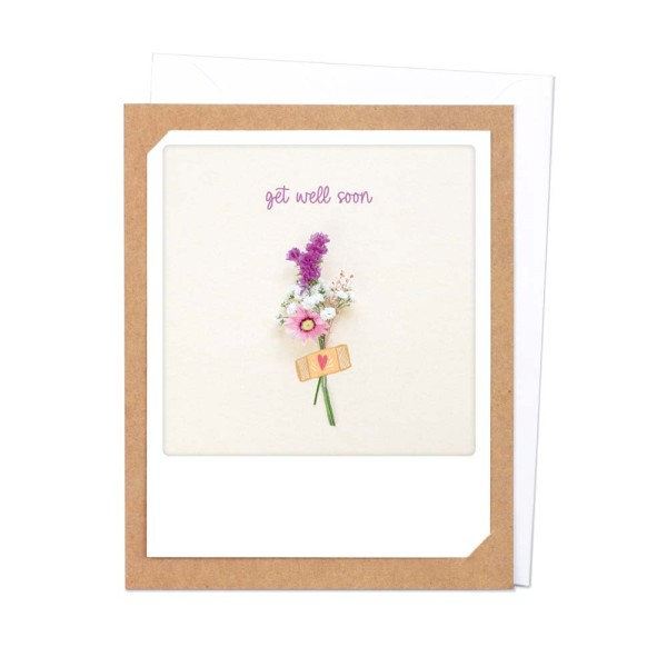 Pickmotion Photo-Card - Get Well Soon Flowers