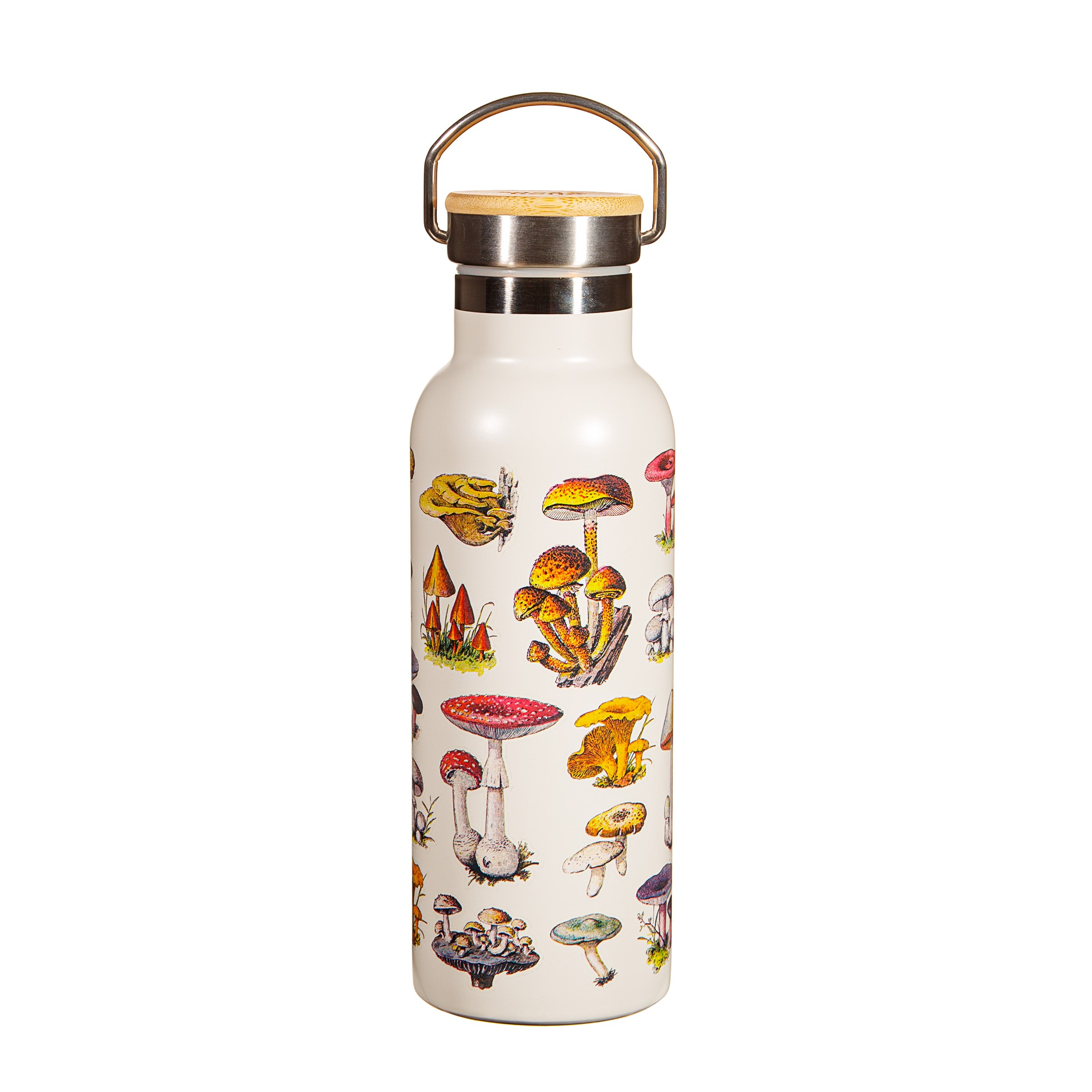 Sass & Belle Water Bottle - Vintage Mushroom Metal Water Bottle
