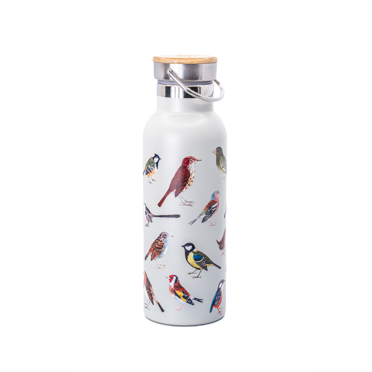 Sass & Belle Water Bottle - Vintage Birds Metal Water Bottle