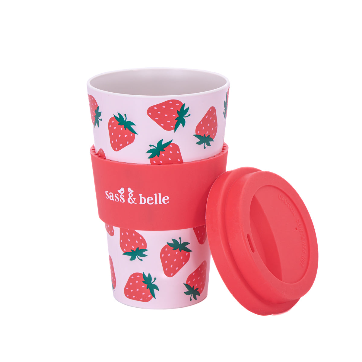 Sass & Belle Travel Mug - Strawberry
