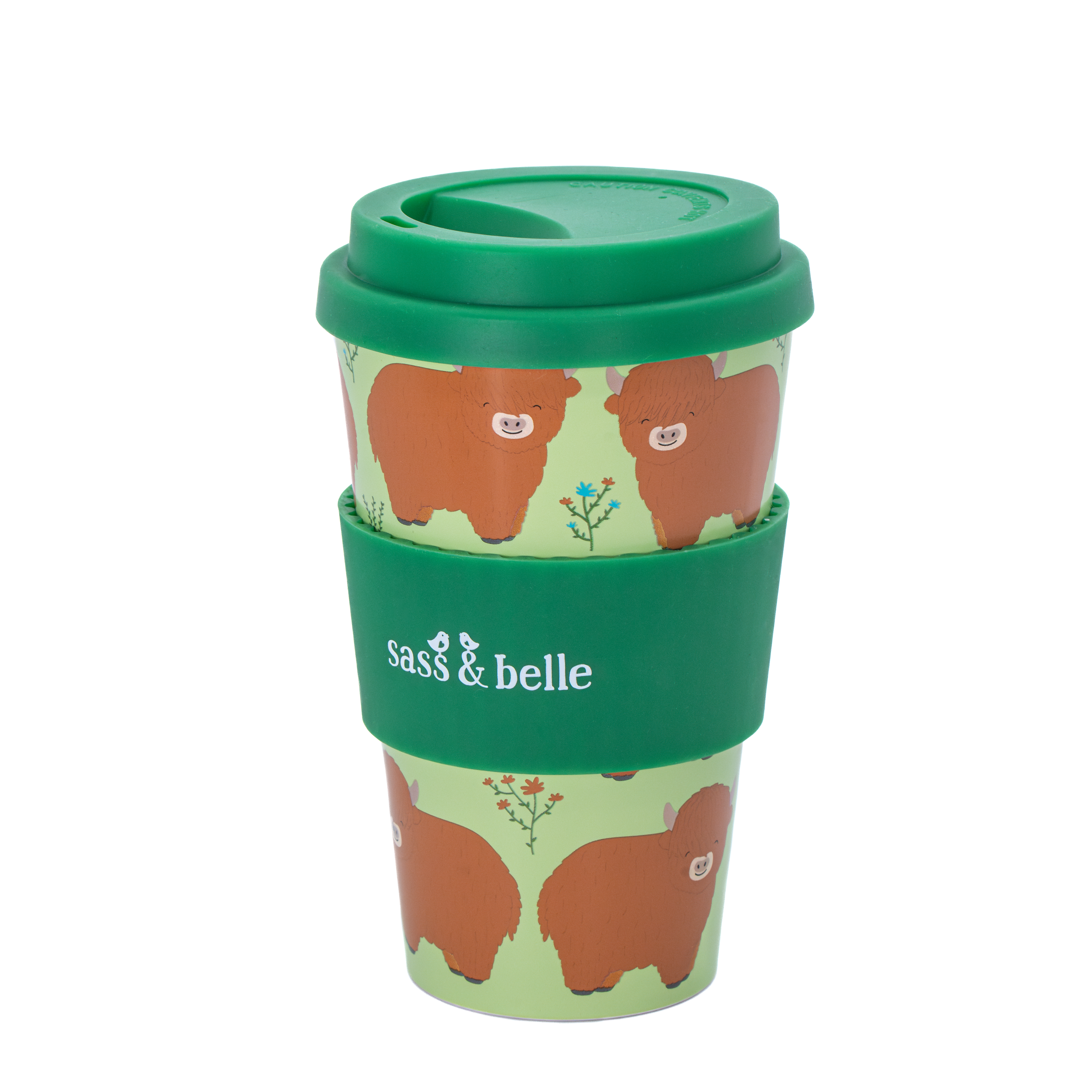 Sass & Belle Travel Mug - Highland Cow
