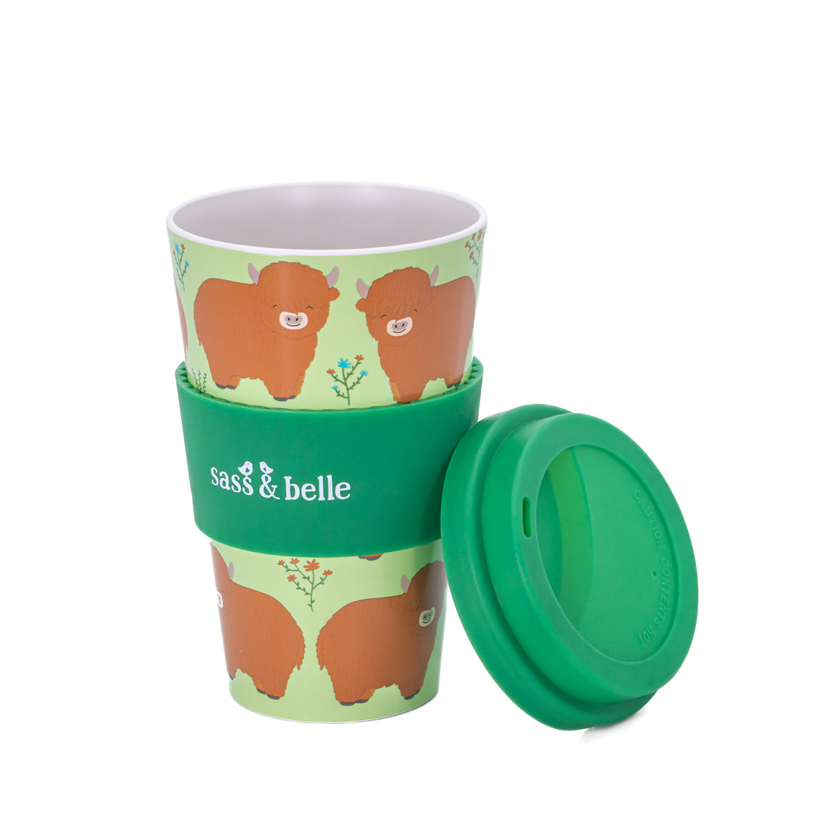 Sass & Belle Travel Mug - Highland Cow
