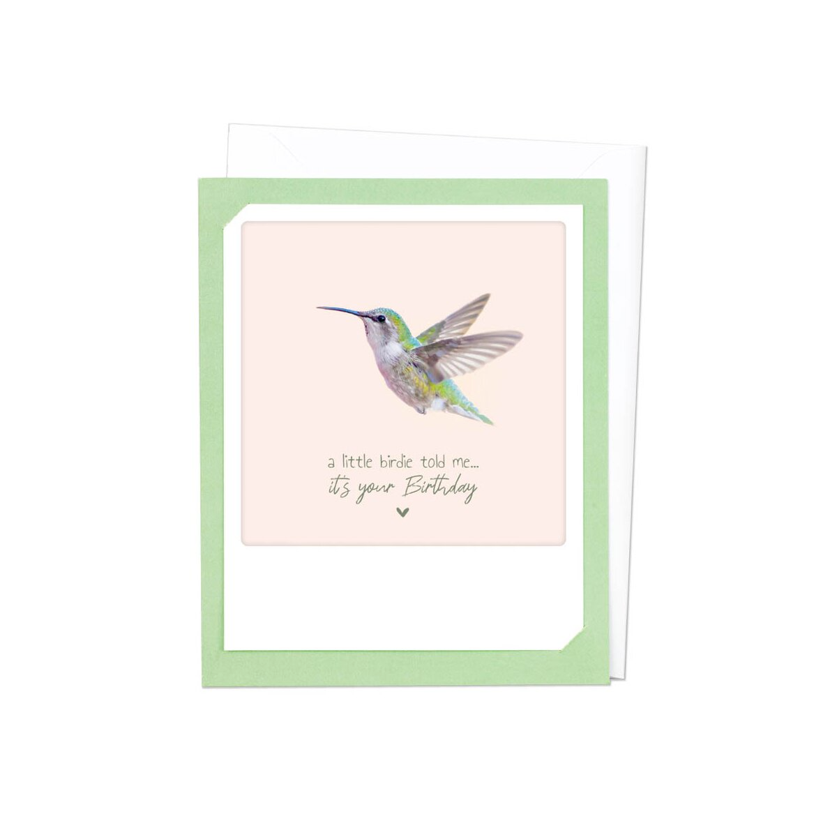 Pickmotion Photo-Card - A little birdie told me