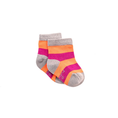 Polly & Andy Bamboo Childrens Socks - Pink and Purple