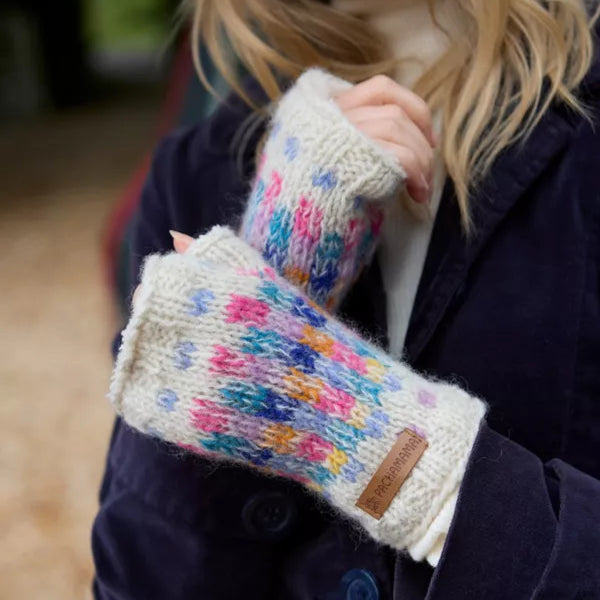 Pachamama Knitted Handwarmers - Arundel