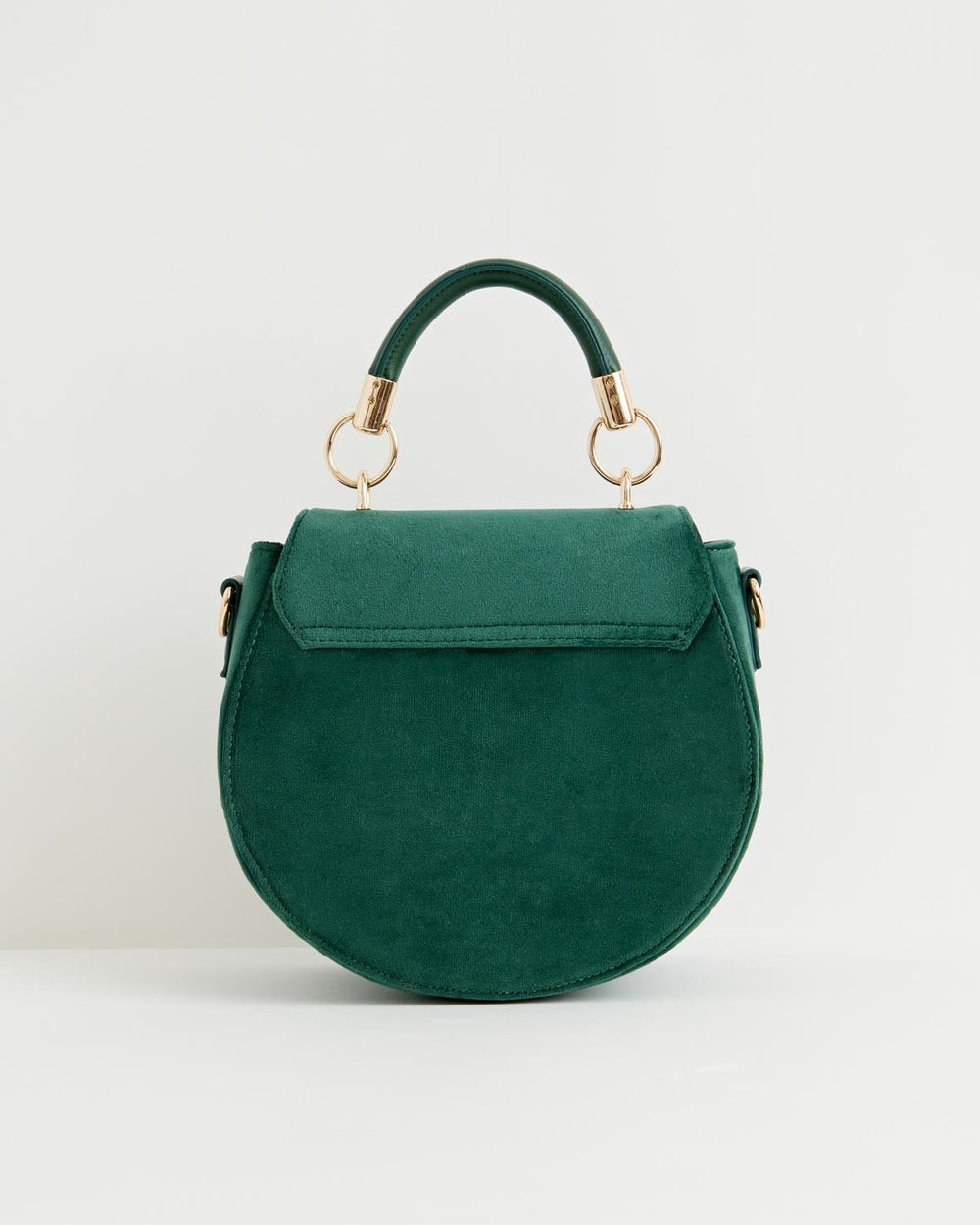 Fable Bag - Robin Love Velvet Embroidered Saddle Bag
