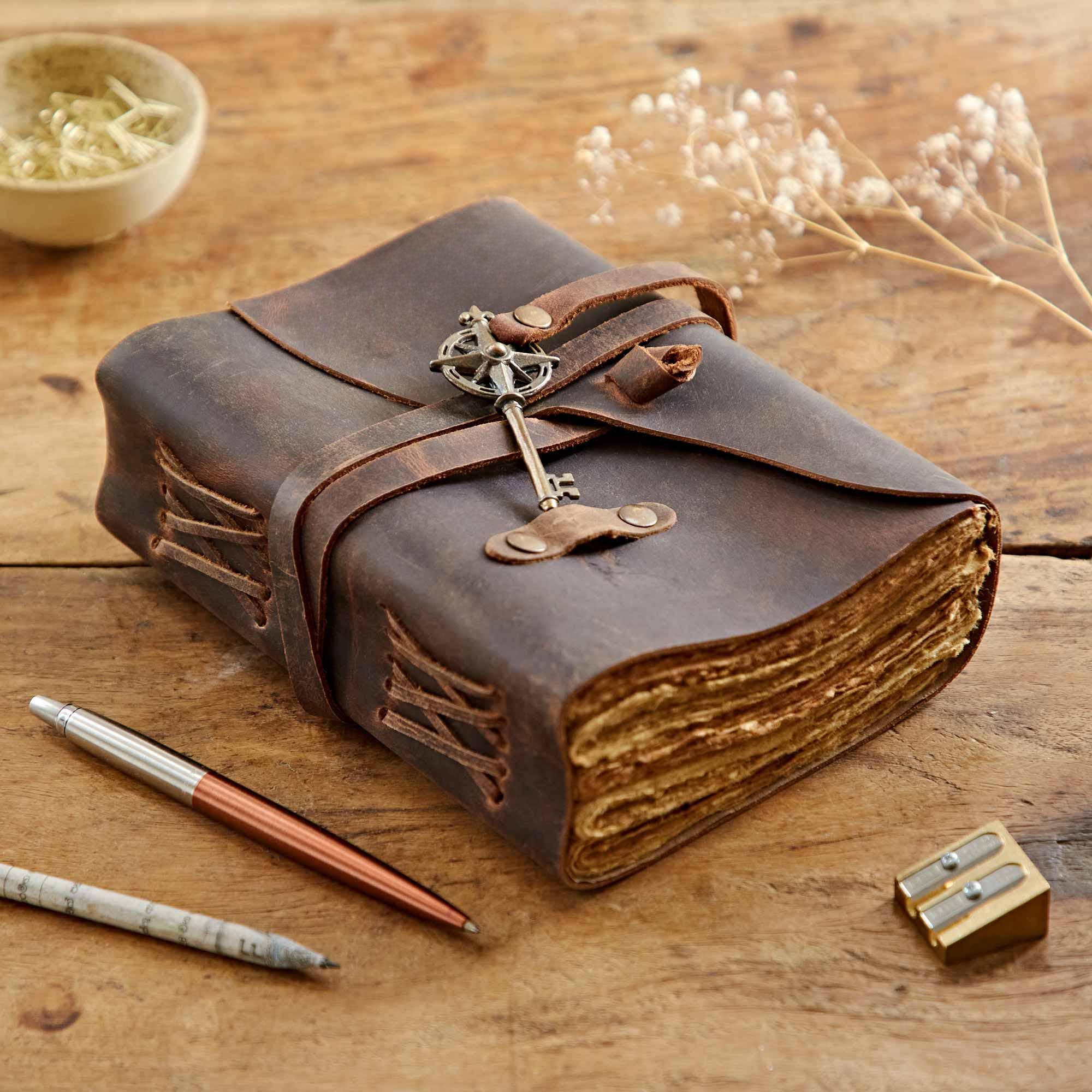 Paper High Journal - Buffalo Leather - Key