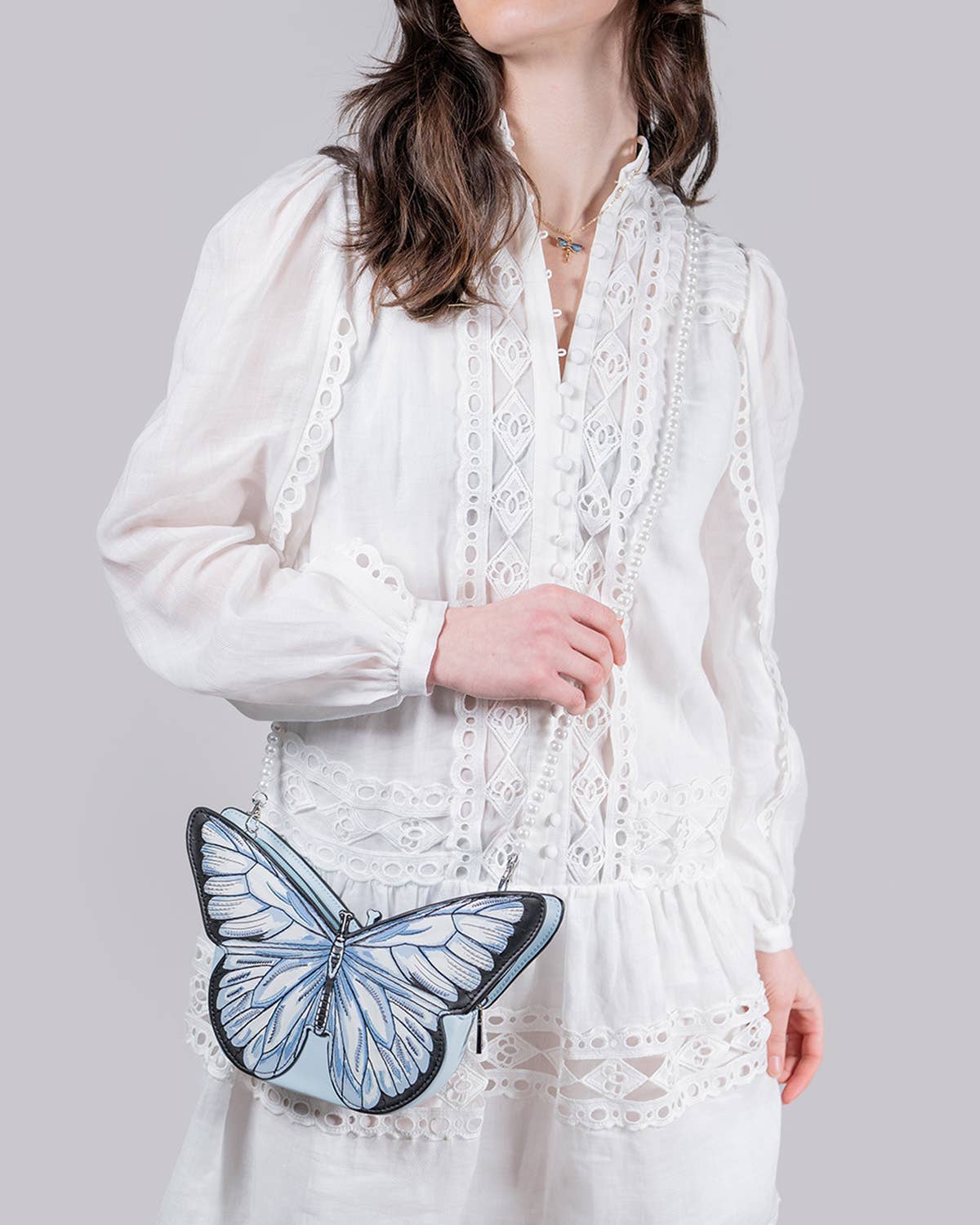 Fable Bag - Blue Butterfly Shaped