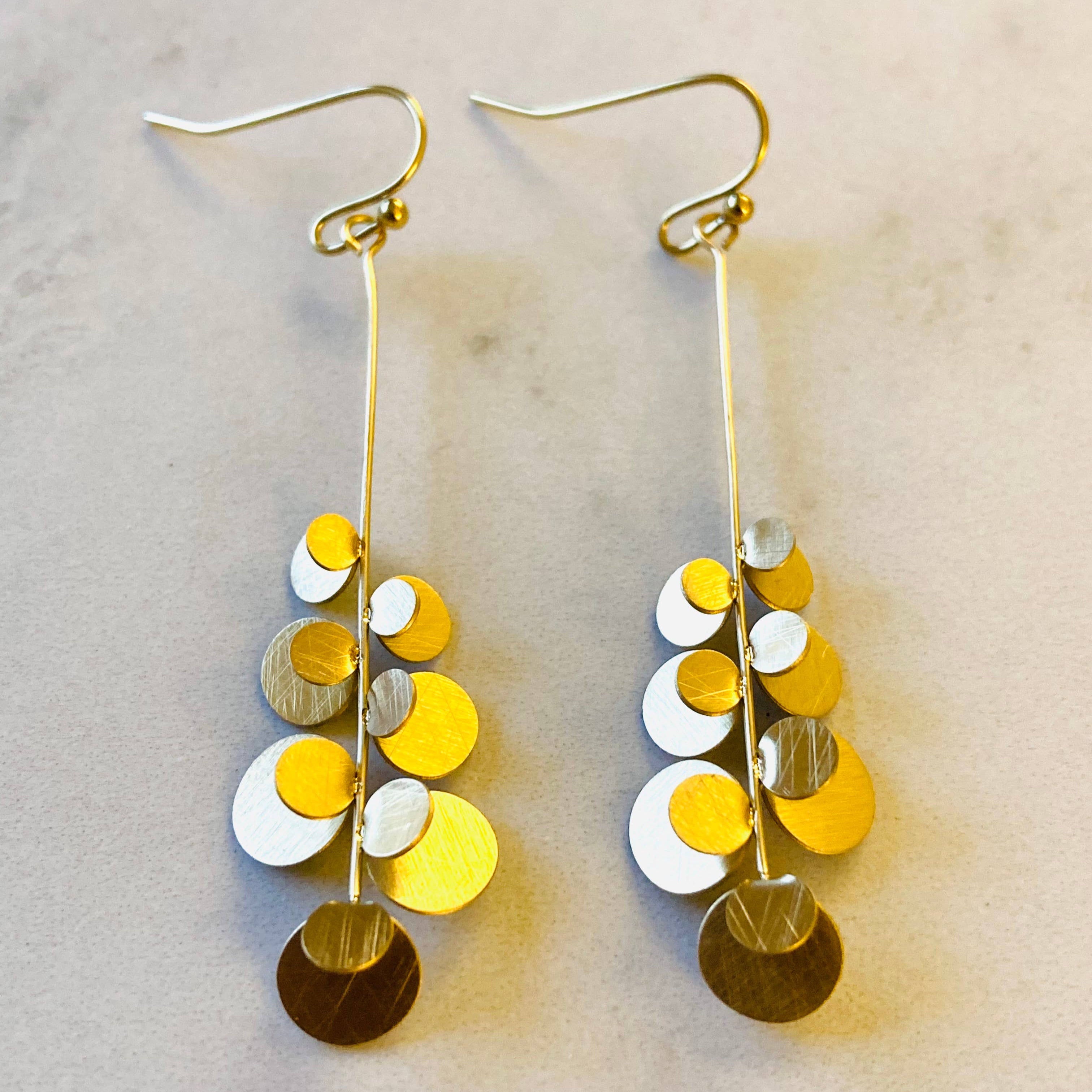 Cassette Barcelona Earrings - Grape Gold