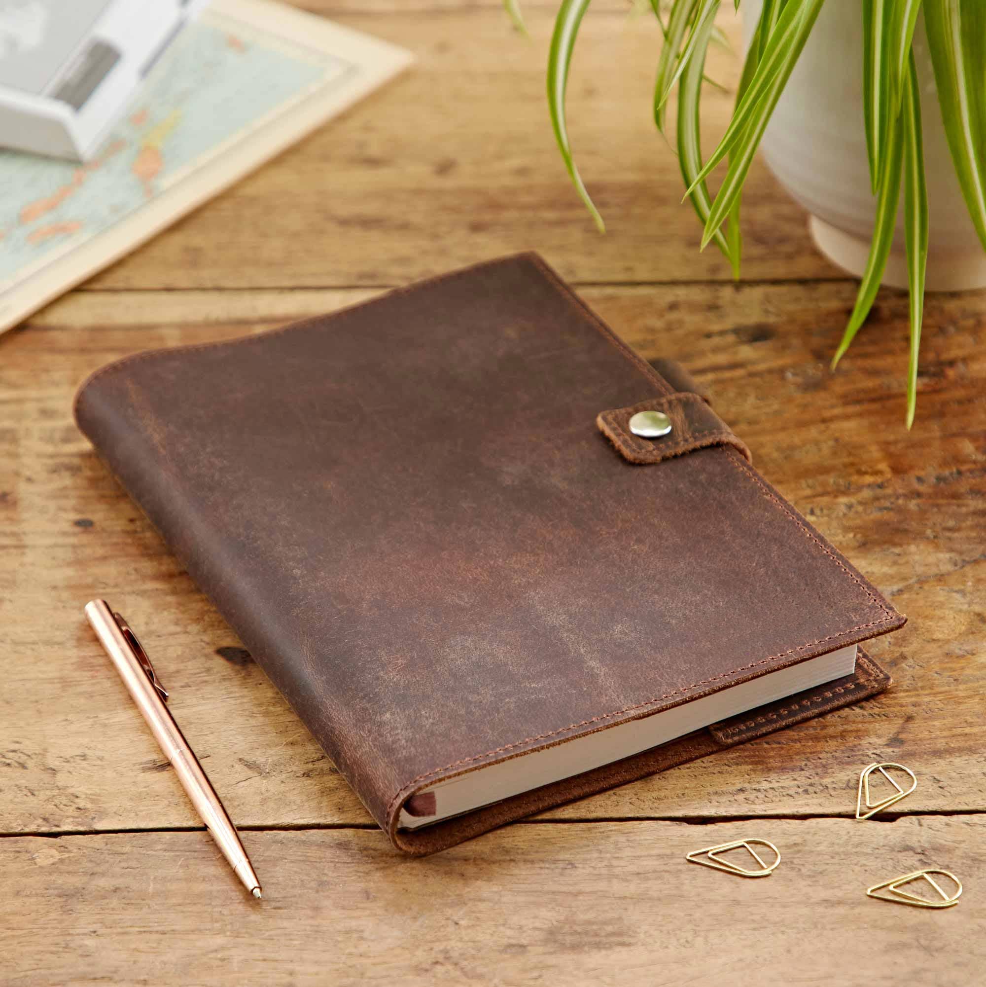 Paper High Journal - Refillable Buffalo Leather
