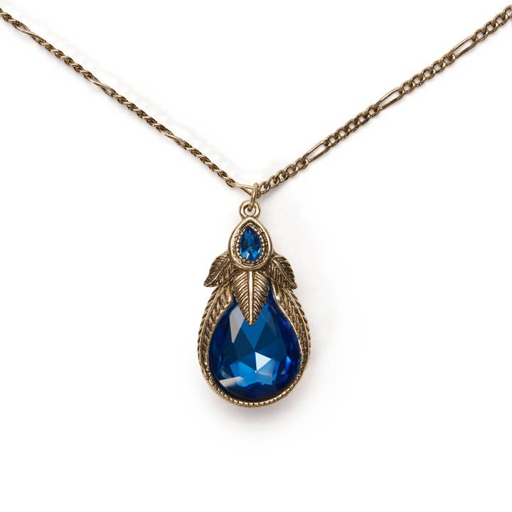 Lovett Necklace - Art Nouveau Palm Leaf