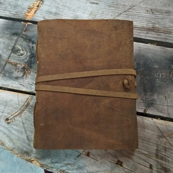 Paper High Journal - Buffalo Leather Wraparound