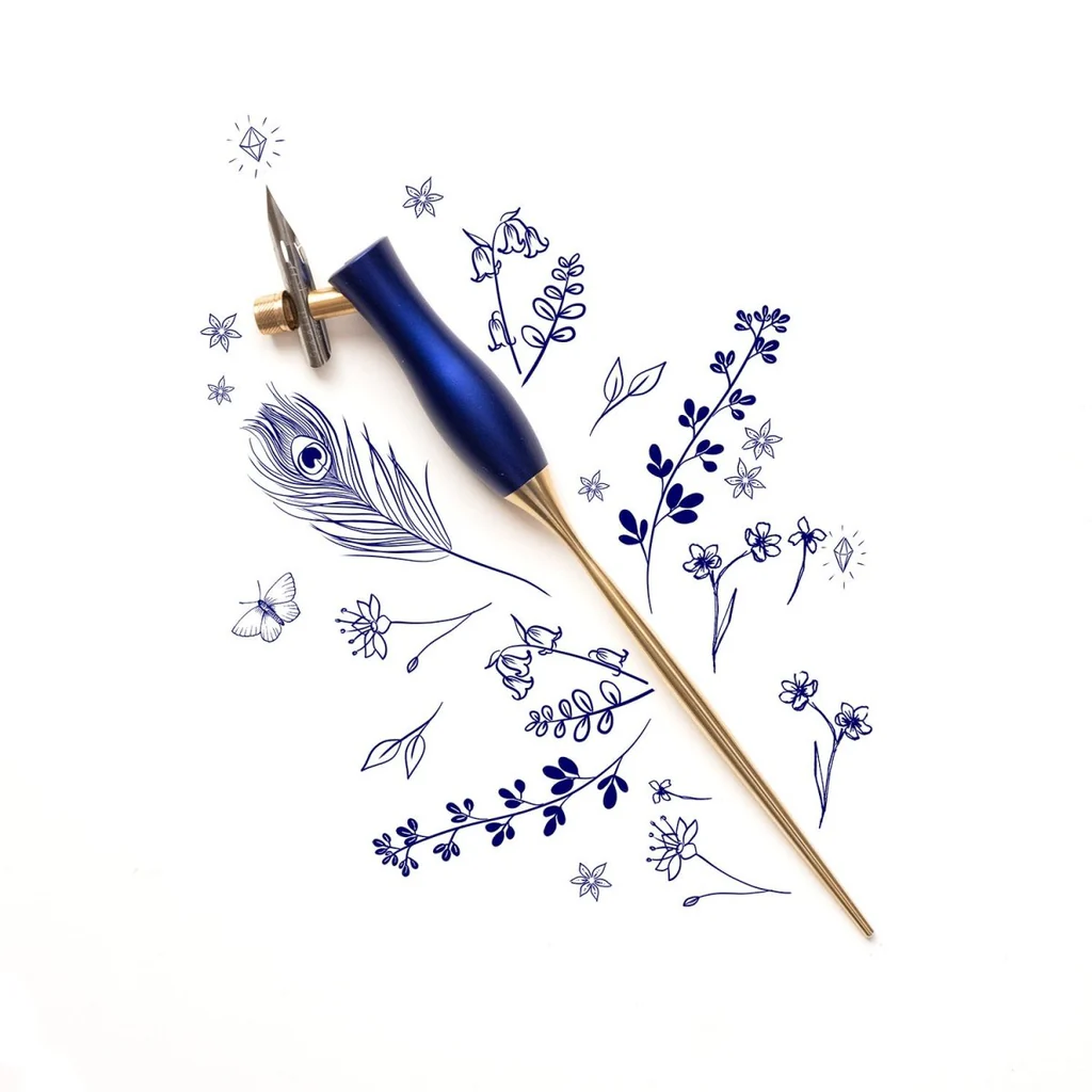 Tom's Studio Calligraphy Pen - Bloom - Straight
