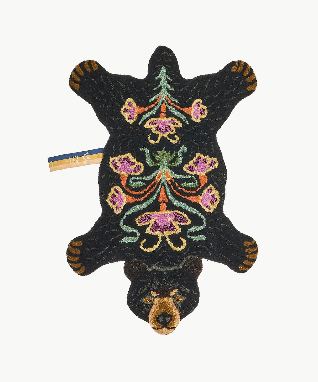 Doing Goods Rug - Blooming Black Bear