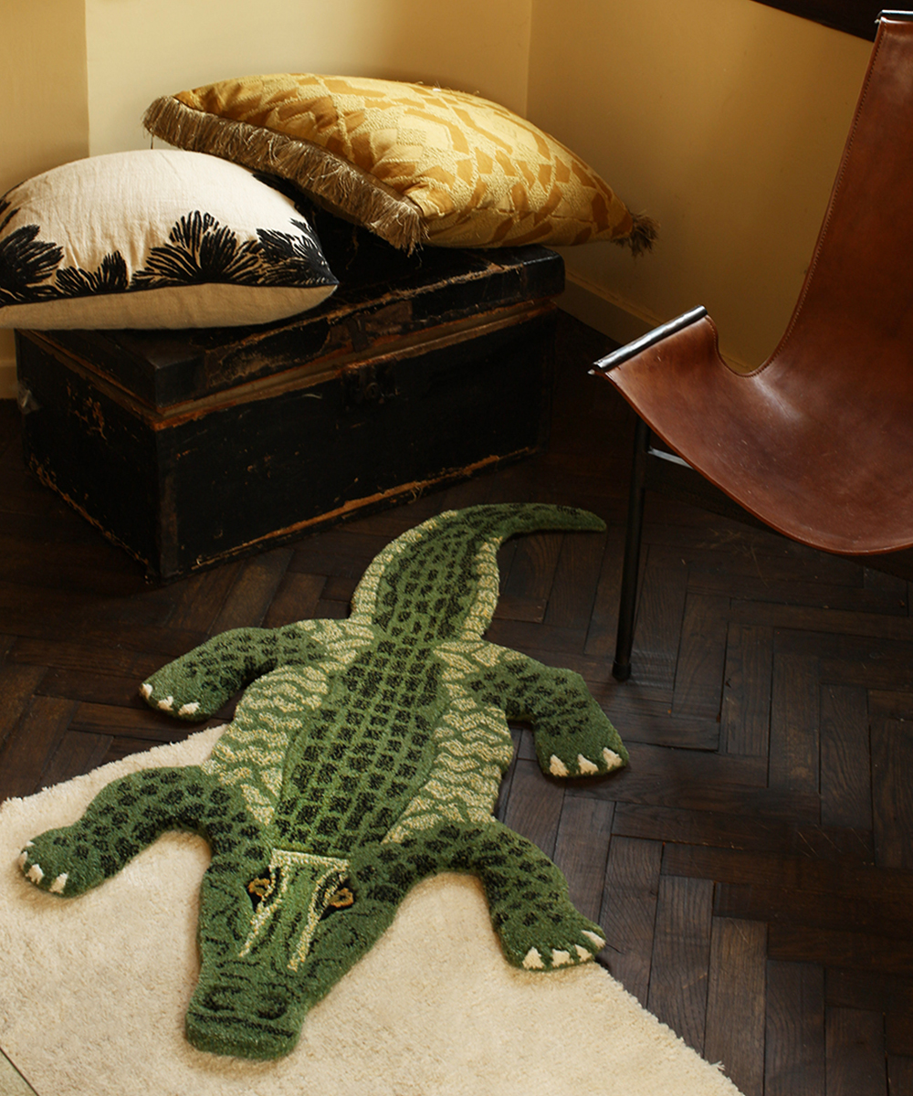 Doing Goods Rug - Coolio Crocodile