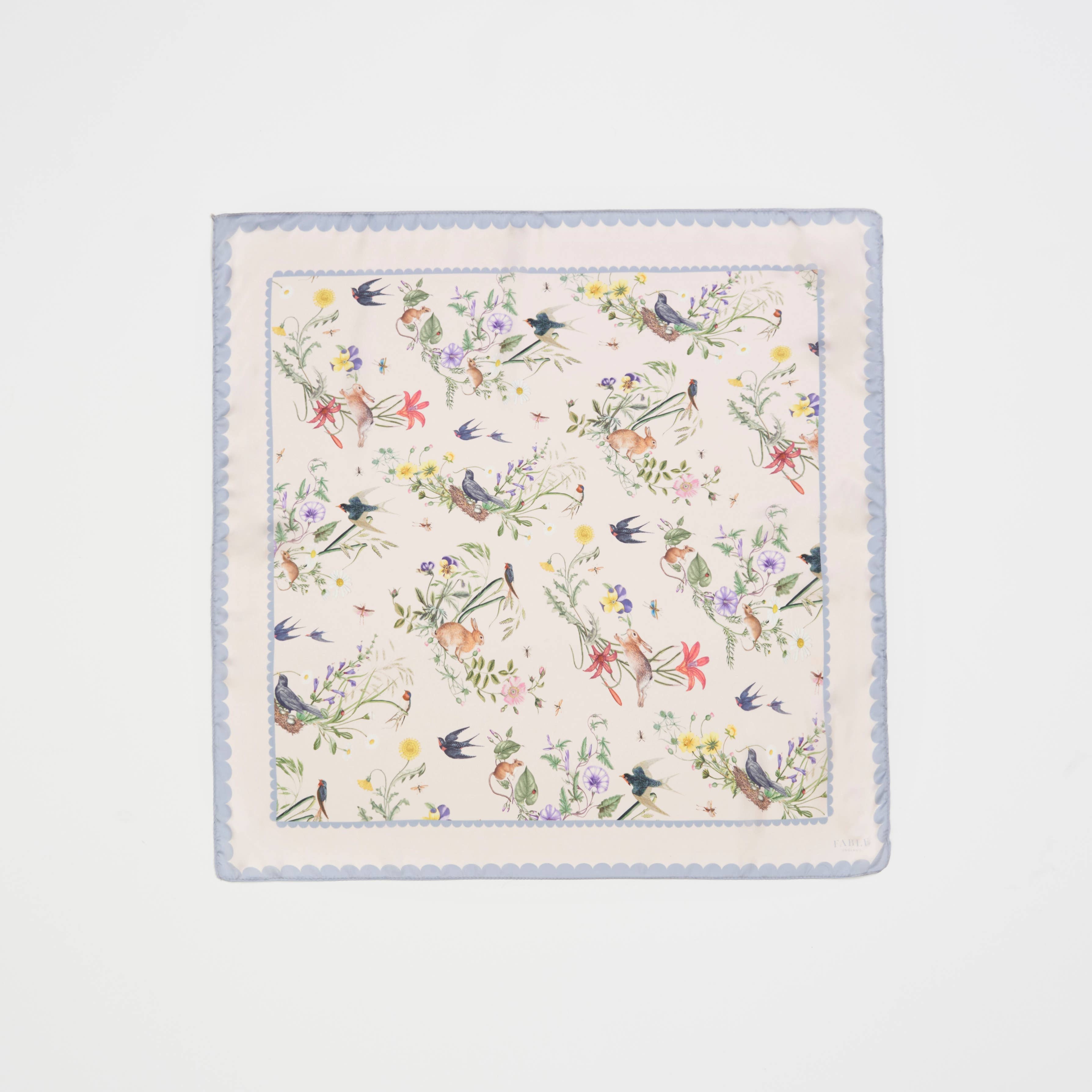 Fable Scarf - High Tea Toile Square