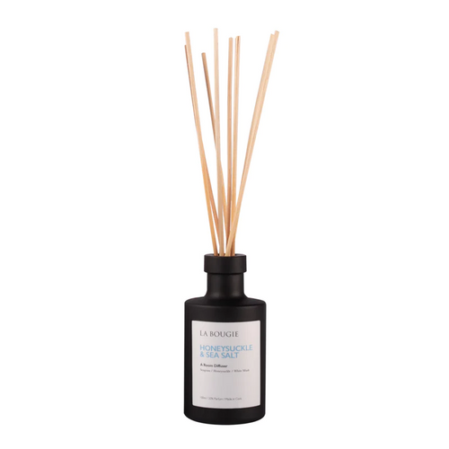 La Bougie Reed Room Diffuser - Honeysuckle & Sea Salt