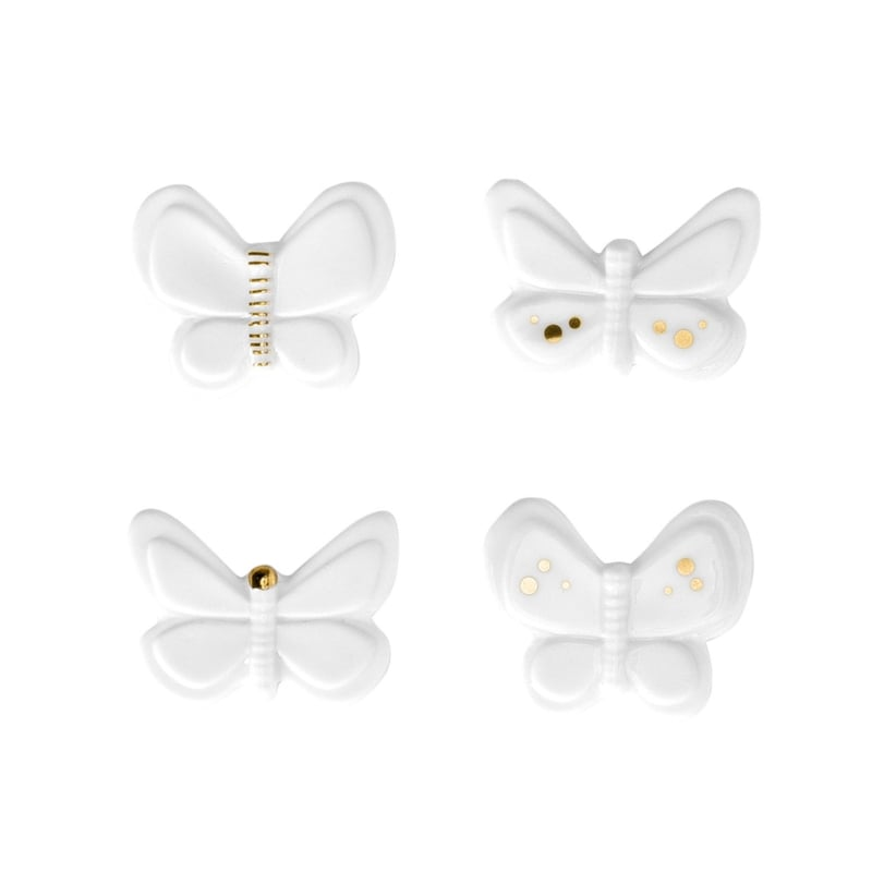 Rader Ornament - Porcelain Butterfly Token