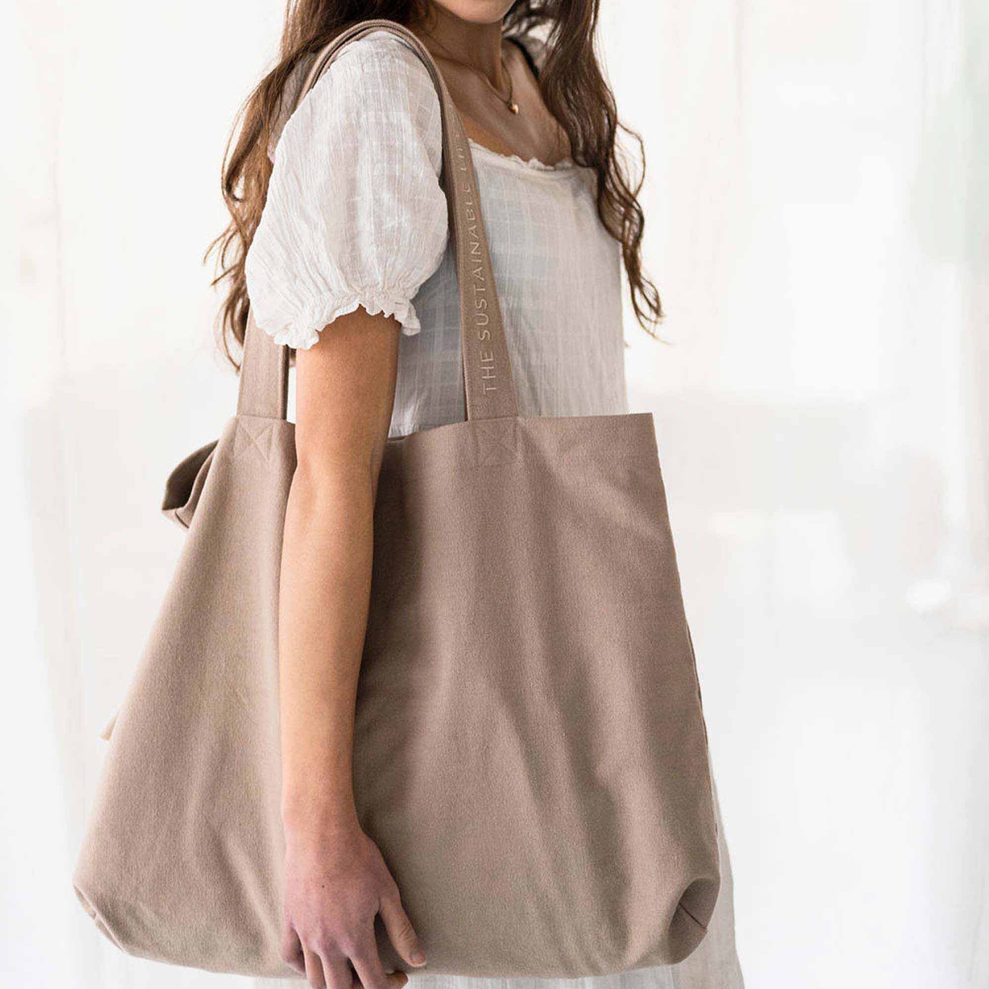 Tintok Rima Canvas Bag - Mocha