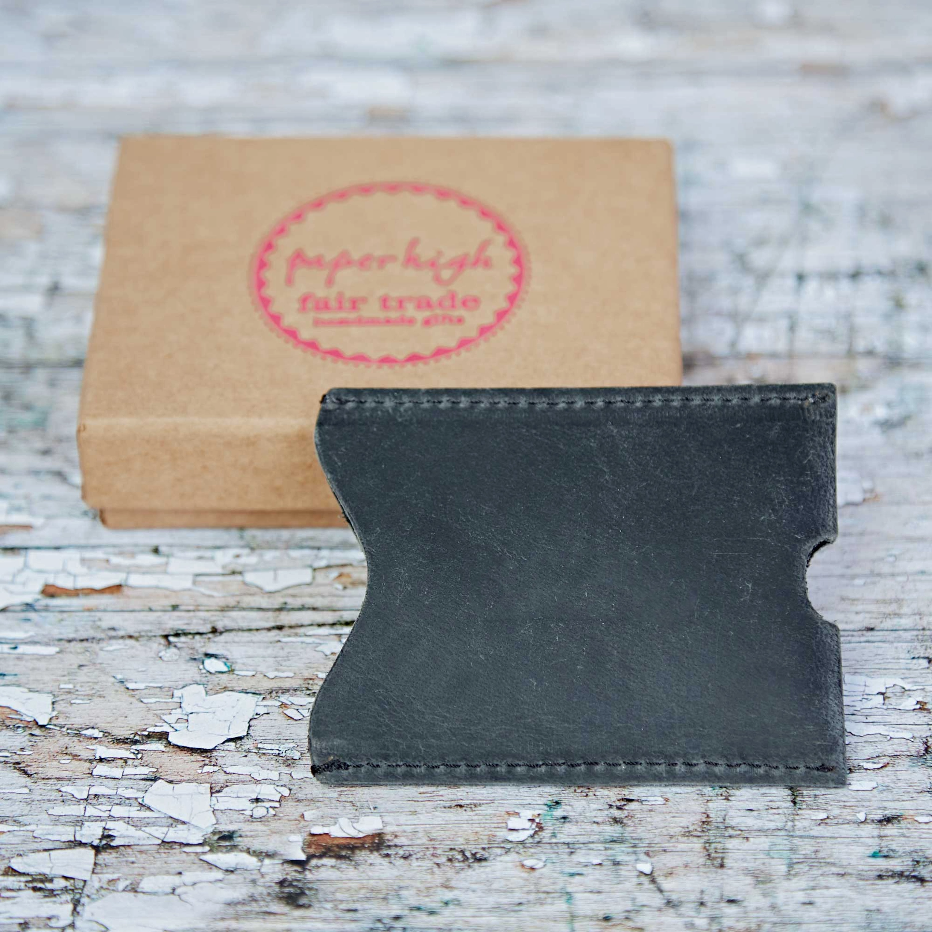 Paper High - Buffalo Leather Travel Card