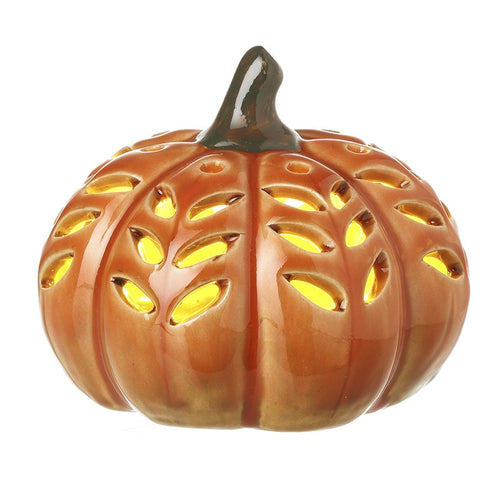 Heaven Sends Halloween - Orange Cut Out Light-Up Pumpkin