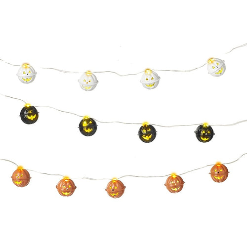 Heaven Sends Halloween - Light Up Pumpkin Garland