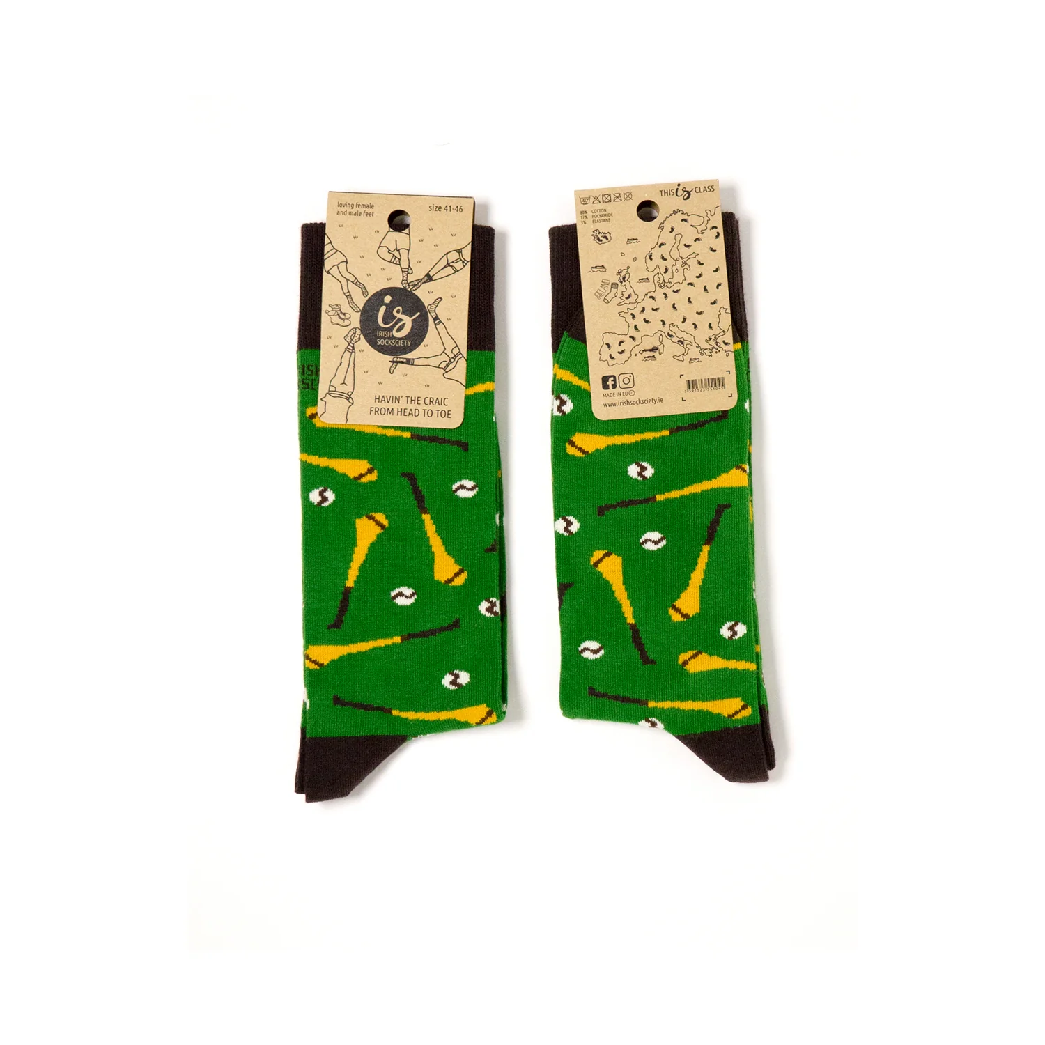 Irish Socksciety Socks - Hurling Pull Hard