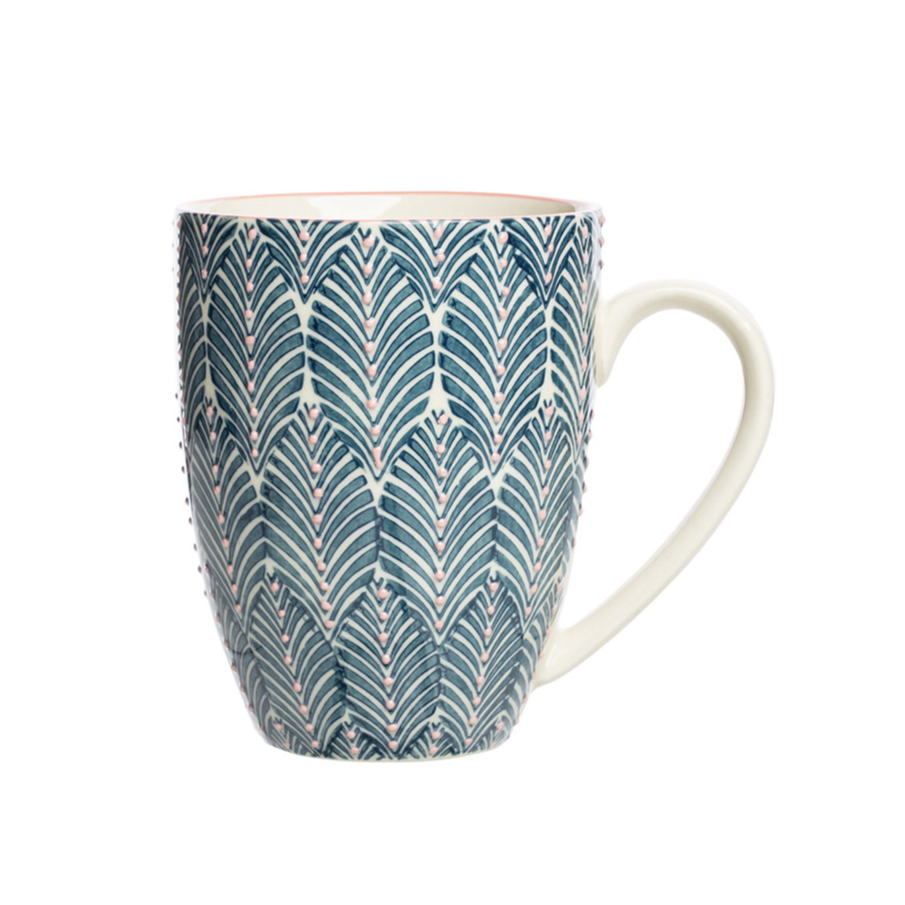 Tranquillo Homeware - Mug Blue Pattern