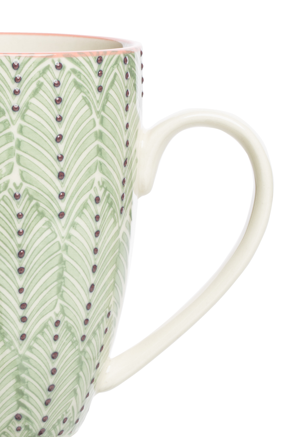 Tranquillo Homeware - Mug Green Pattern