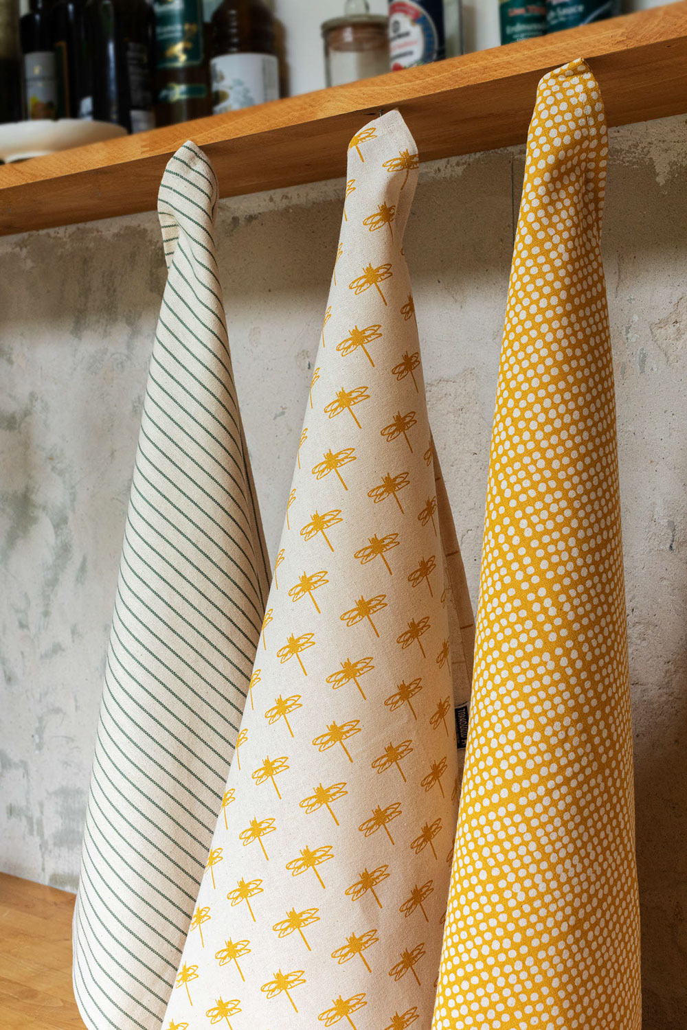 Tranquillo Homeware - Kitchen Tea towel - Retro Set of 2