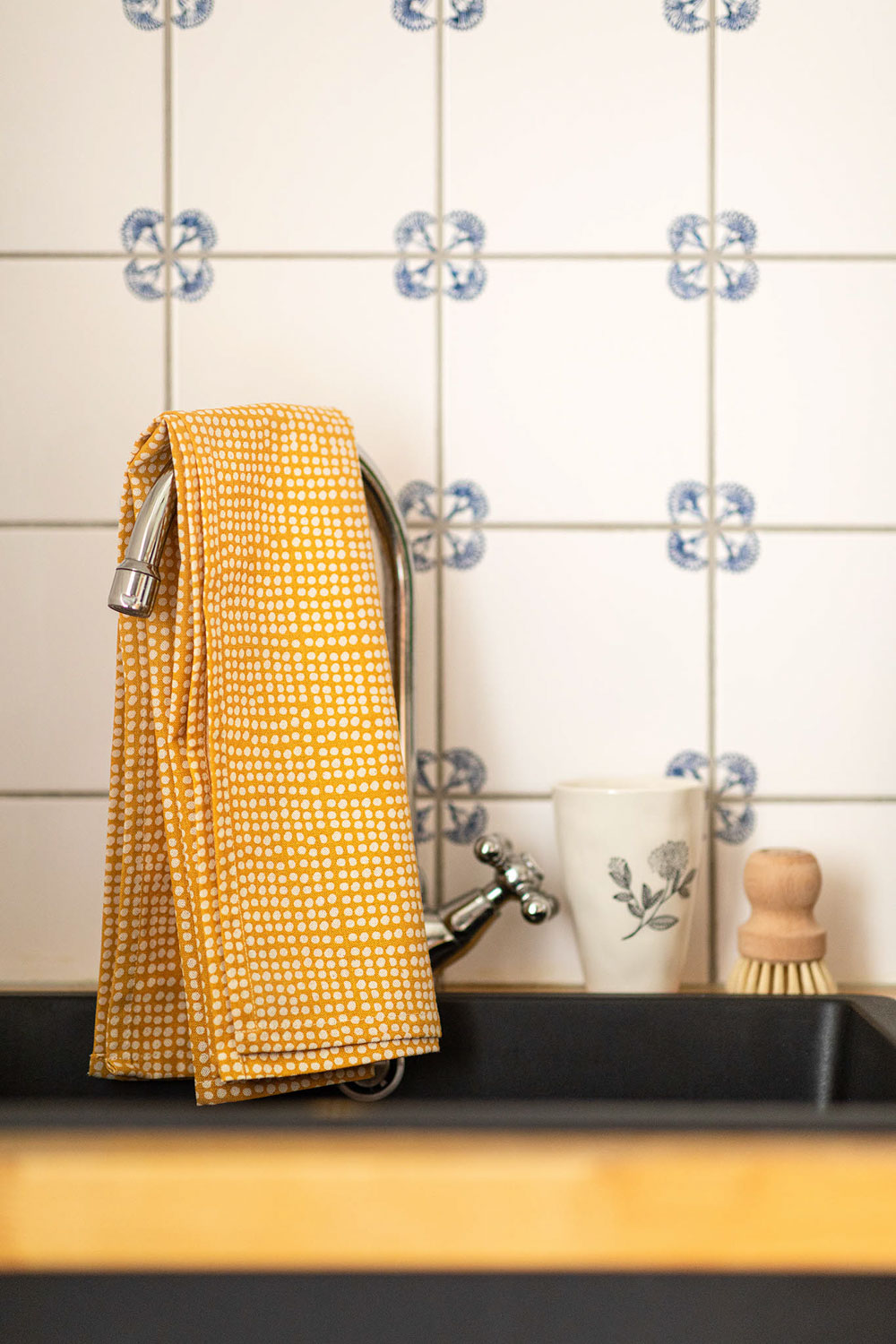 Tranquillo Homeware - Kitchen Tea towel - Retro Set of 2
