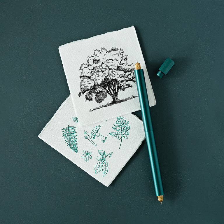 Tom's Studio Multi-Tip Pen - Lumos Pro Refillable Fineliner & Brush Pen - Duo Tip