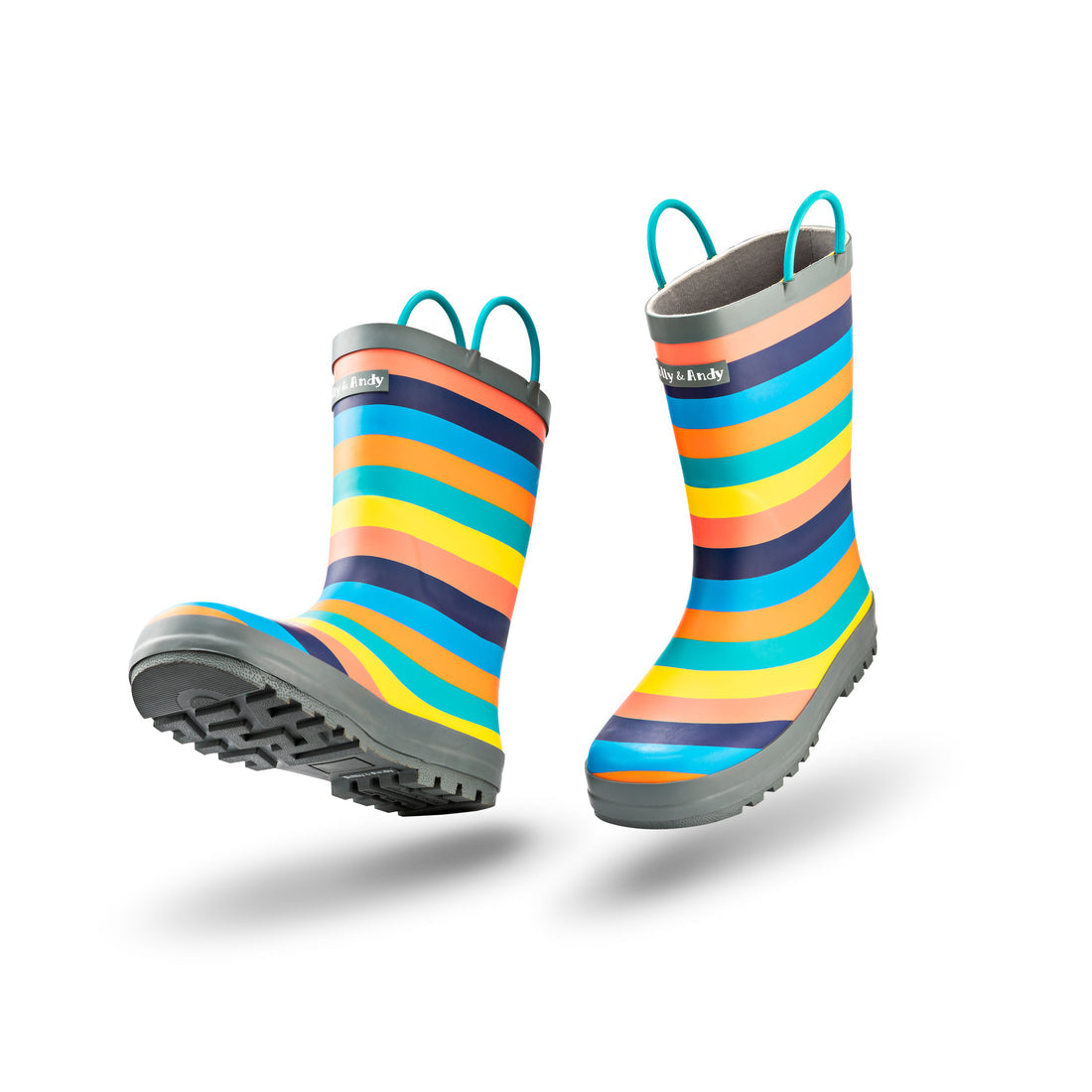 Polly & Andy Wellies - Rainbow Rainboots