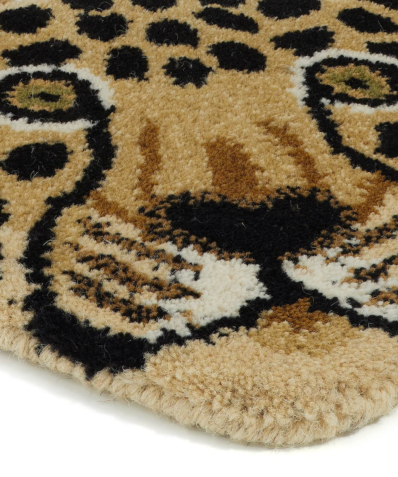 Doing Goods Rug Head - Loony Leopard