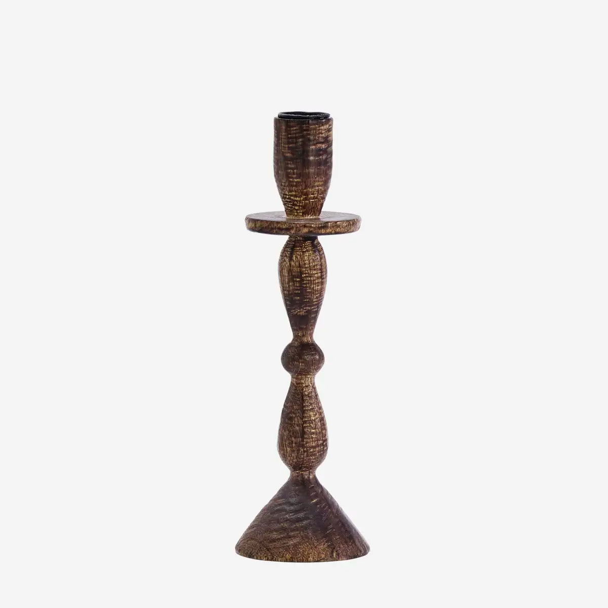 Madam Stoltz Candle Holder - Wooden