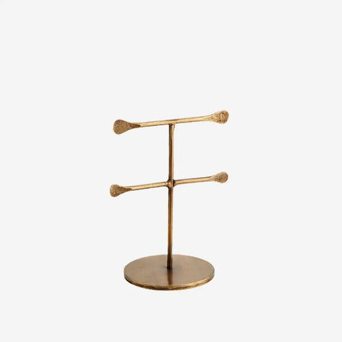 Madam Stoltz Jewellery Stand - Hand Forged Iron Double